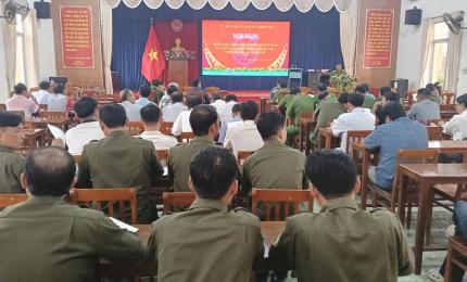 Nhơn Mỹ triển khai chiến dịch 45 ngày xây dựng - làm sạch đồng bộ dữ liệu 