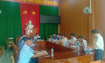 Nhơn Mỹ họp Hội đồng kiểm tra xác định mức độ thiệt hại do ảnh hưởng của thiên tai trên địa bàn xã