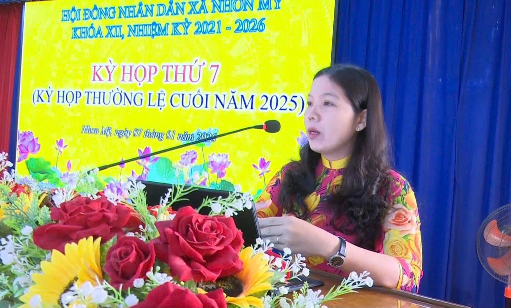 HĐND xã Nhơn Mỹ: Khẳng định vai trò điều hành, tạo nền tảng phát triển bền vững giai đoạn mới