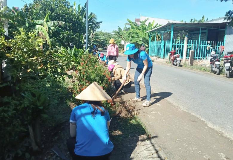 Hội Liên hiệp Phụ nữ xã Nhơn Mỹ phát huy vai trò trong xây dựng nông thôn mới