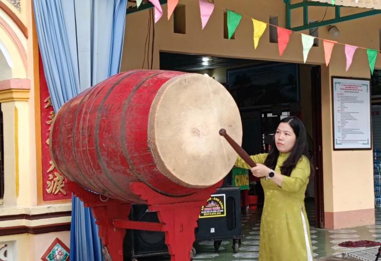 Phó chủ tịch UBND xã dự khai mạc lễ hội truyền thống kỉ niệm 158 năm ngày Anh hùng dân tộc Nguyễn Trung Trực hy sinh