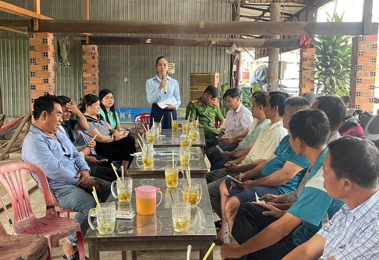 Bảo hiểm xã hội cơ sở Chợ Mới đối thoại với doanh nghiệp