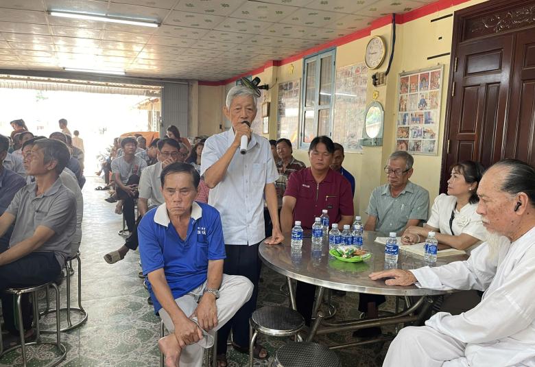 Nhơn Mỹ tổ chức đối thoại trực tiếp với Nhân dân kịp thời giải quyết kiến nghị từ cơ sở