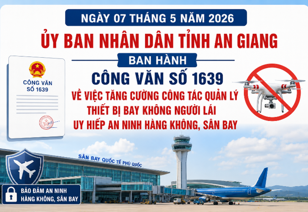 Tăng cường công tác quản lý thiết bị bay không người lái uy hiếp an ninh hàng không - sân bay