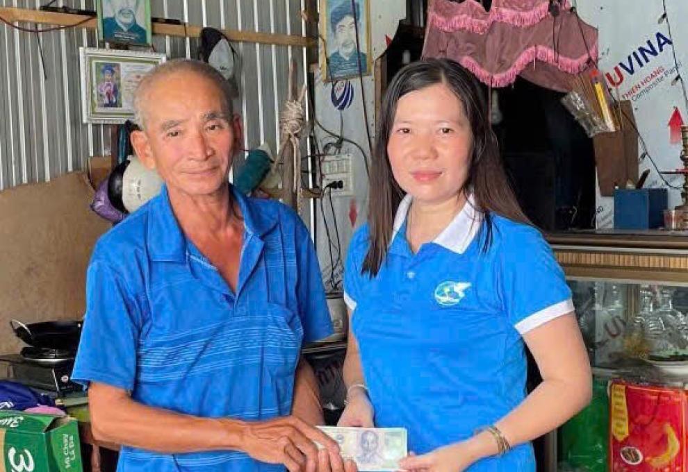 Hội LHPN xã Nhơn Mỹ hỗ trợ hội viên nghèo và kết nối giúp trẻ mắc bệnh hiểm nghèo