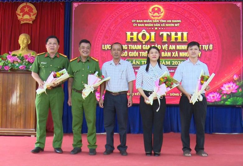 Nhơn Mỹ tổ chức hội thi lực lượng tham gia bảo vệ an ninh, trật tự ở cơ sở giỏi năm 2026