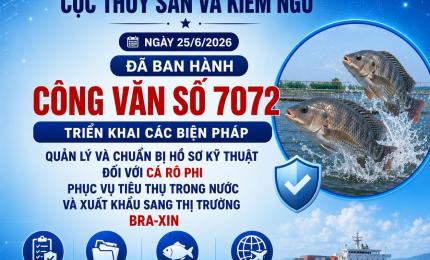 Tăng cường quản lý cá rô phi, sẵn sàng đáp ứng yêu cầu xuất khẩu sang thị trường Bra-xin