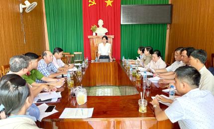 Nhơn Mỹ họp thành viên Ban chỉ đạo và Tổ công tác triển khai tiến độ đo đạc, lập bản đồ địa chính và xây dựng cơ sở dữ liệu đất đai