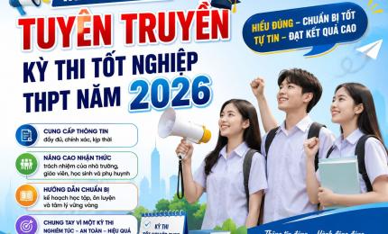 Tăng cường tuyên truyền Kỳ thi tốt nghiệp THPT năm 2026