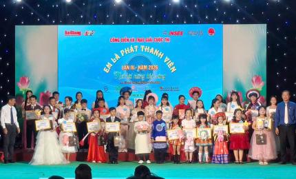 05 thí sinh xã Nhơn Mỹ khép lại hành trình tham gia Cuộc thi "Em là Phát thanh viên" cấp tỉnh với 3 giải thưởng