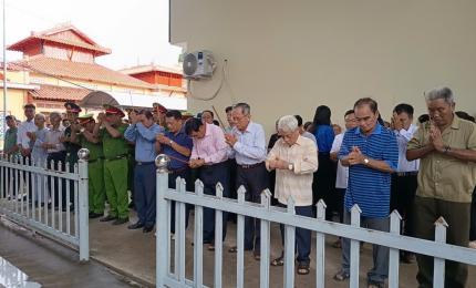 Chủ tịch UBND xã Nhơn Mỹ dự họp mặt kỷ niệm 79 năm Ngày Thương binh - Liệt sĩ tại UBND xã