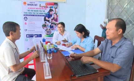 Nhơn Mỹ đưa dịch vụ công đến gần dân