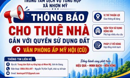 Thông báo cho thê Văn phòng ấp Mỹ Hội(cũ)