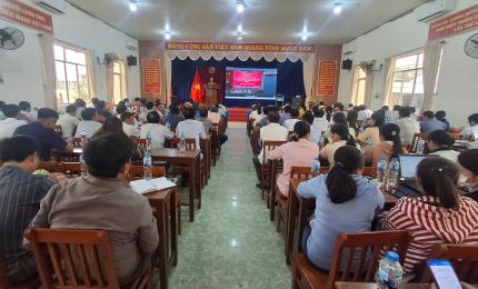 Hội nghị triển khai các văn bản của Tỉnh ủy 