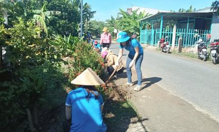Hội Liên hiệp Phụ nữ xã Nhơn Mỹ phát huy vai trò trong xây dựng nông thôn mới