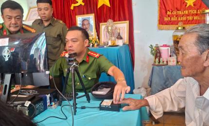 Công an Nhơn Mỹ “Vì dân phục vụ”