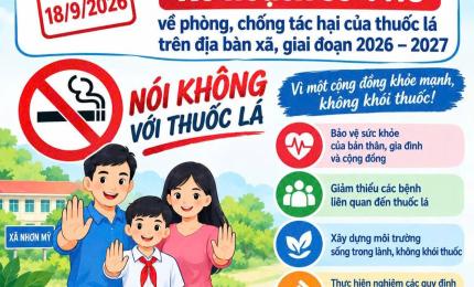 Nhơn Mỹ triển khai kế hoạch phòng, chống tác hại của thuốc lá giai đoạn 2026 – 2027