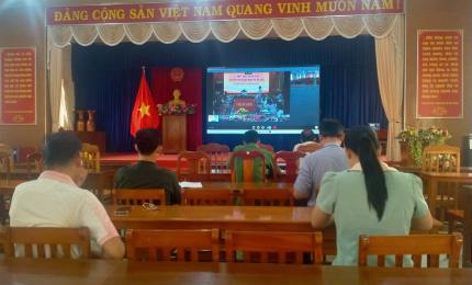 Nhơn Mỹ dự lễ phát động Chiến dịch 45 ngày làm sạch đồng bộ dữ liệu