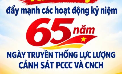 Nhơn Mỹ đẩy mạnh các hoạt động kỷ niệm 65 năm ngày truyền thống lực lượng cảnh sát PCCC và CNCH 