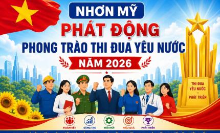 Nhơn Mỹ phát động Phong trào thi đua yêu nước năm 2026