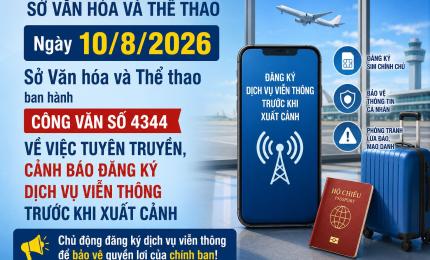Người lao động không cần thiết phải đăng ký thuê bao dịch vụ điện thoại di động nước ngoài trước khi nhập cảnh