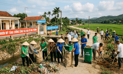 Nhơn Mỹ tăng cường công tác bảo vệ môi trường