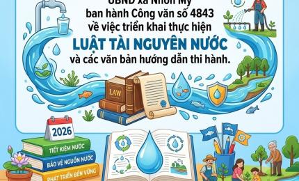 Nhơn Mỹ tăng cường triển khai các quy định pháp luật về tài nguyên nước