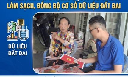 Nhơn Mỹ quyết liệt chỉ đạo triển khai chiến dịch 45 ngày làm sạch, đồng bộ cơ sở dữ liệu đất đai