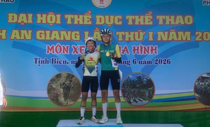 Nhơn Mỹ đạt giải 4 toàn đoàn môn xe đạp địa hình