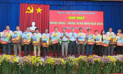 Đảng ủy xã Nhơn Mỹ tăng cường công tác dân vận, tạo sức mạnh đồng thuận trong nhân dân