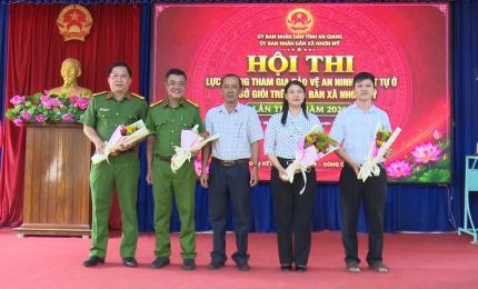 Nhơn Mỹ tổ chức hội thi lực lượng tham gia bảo vệ an ninh, trật tự ở cơ sở giỏi năm 2026