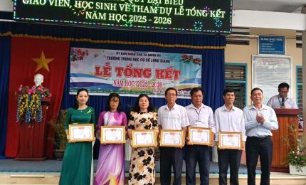 Trường THCS Long Giang tổng kết năm học 2025-2026