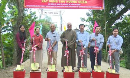 Nhơn Mỹ khởi công cầu Hương Quản