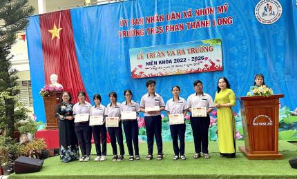 Trường THCS Phan Thành Long tổ chức Lễ tri ân và ra trường