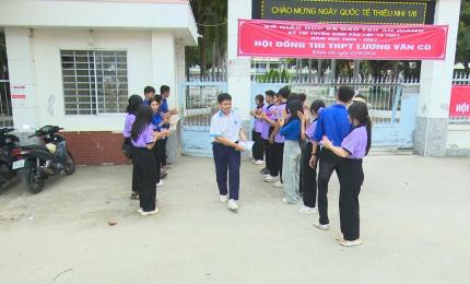 Nhơn Mỹ ngày đầu tiên kỳ thi tuyển sinh lớp 10
