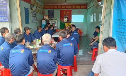 Tập huấn kỹ thuật sản xuất lúa chất lượng cao, phát thải thấp và sử dụng thuốc bảo vệ thực vật an toàn