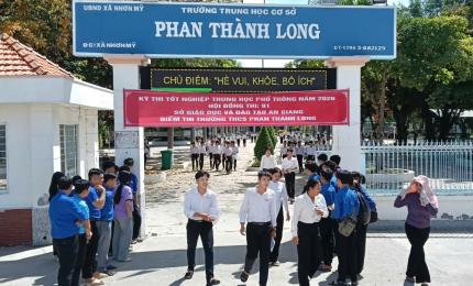 381 sĩ tử trường THPT Lương Văn Cù phấn khởi bước vào kì thi tốt nghiệp THPT
