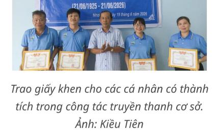 Truyền thanh cơ sở nhịp cầu thông tin đến người dân
