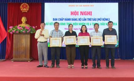 Nhơn Mỹ tổ chức hội nghị Ban Chấp hành Đảng bộ lần thứ 6 (mở rộng)