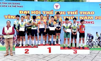 Môn xe đạp đường trường Đại hội Thể dục thể thao tỉnh An Giang lần thứ I năm 2026