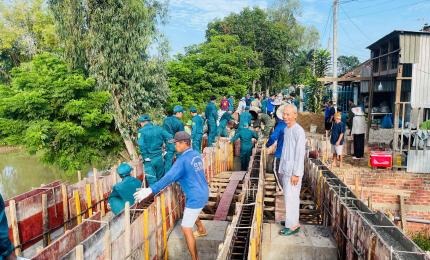 Nhơn Mỹ đổ mâm cầu Hương Quản