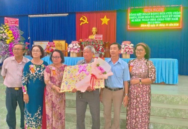 Hội Cựu Giáo Chức xã Nhơn Mỹ kỷ niệm 42 năm ngày nhà giáo Việt Nam và tổng kết công tác Hội năm 2024