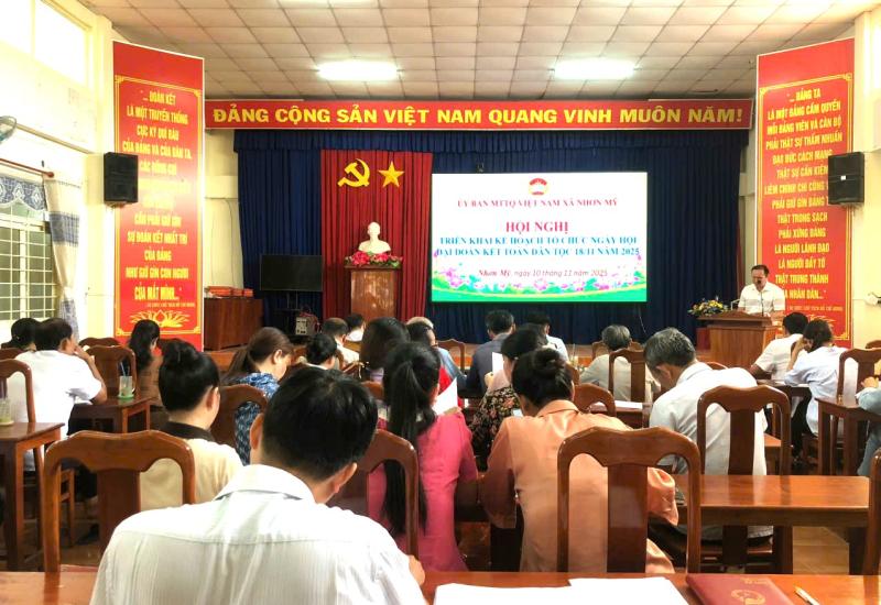 Triển khai kế hoạch tổ chức Ngày hội Đại đoàn kết toàn dân tộc năm 2025