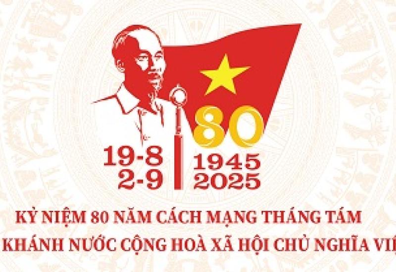 Treo cờ chào mừng kỷ niệm 80 năm Cách mạng Tháng Tám thành công và Quốc khánh 2/9 từ ngày 30/8 đến hết 02/9/2025