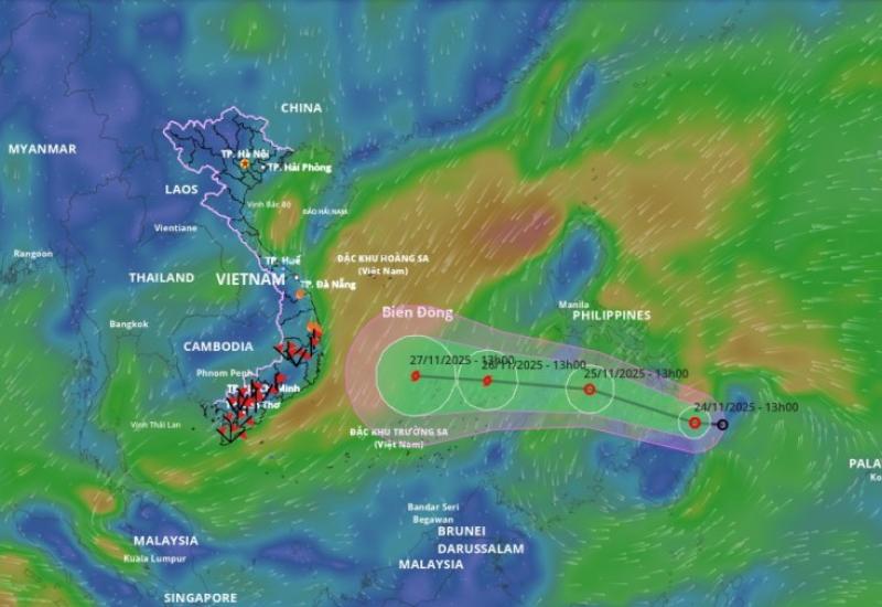 Chủ động ứng phó với áp thấp nhiệt đới (ATNĐ) gần Biển Đông
