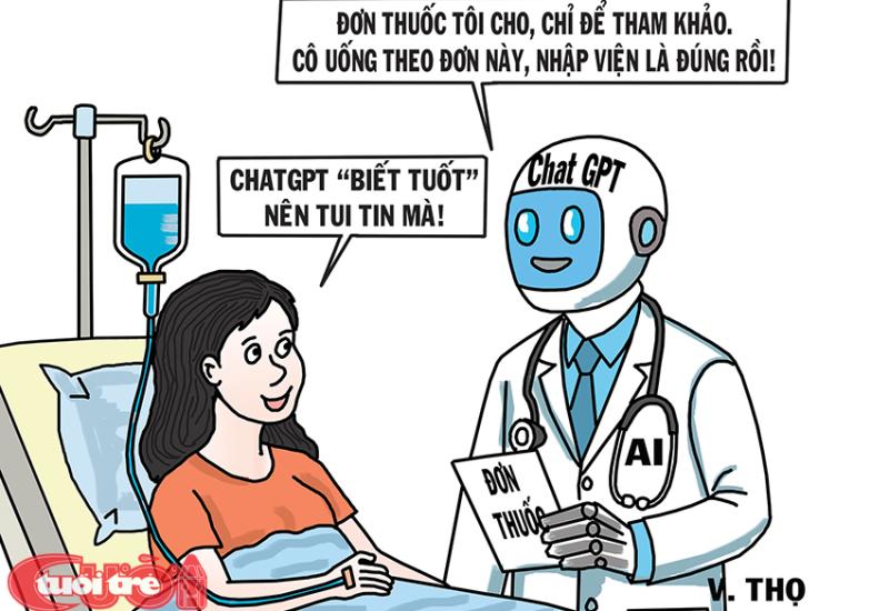 Bác sĩ AI phủi trách nhiệm, người dùng vẫn tin tuyệt đối