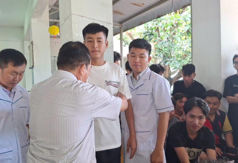 Nhơn Mỹ khám sơ tuyển nghĩa vụ quân sự