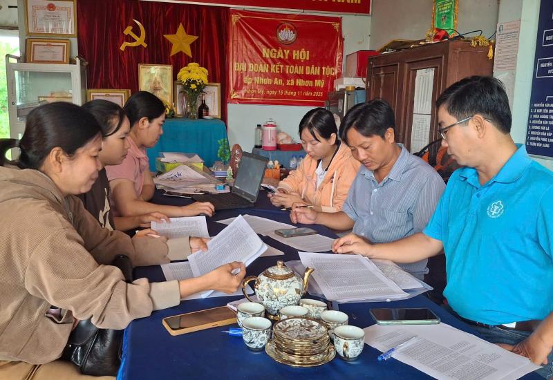 Xã Nhơn Mỹ tổ chức thực hiện chính sách Bảo hiểm xã hội, Bảo hiểm  Y tế 