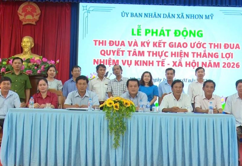 Nhơn Mỹ tổng kết công tác năm 2025, triển khai nhiệm vụ năm 2026