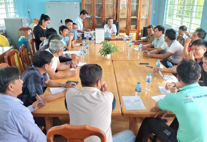 Bốc thăm các môn trong Đại hội Thể dục thể thao xã Nhơn Mỹ